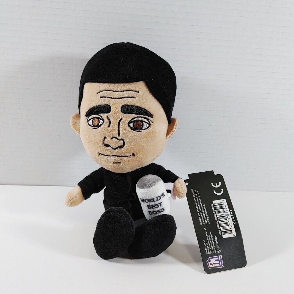 The Office MICHAEL SCOTT WORLD'S BEST BOSS 10" Plush STUFFED Toy NEW
